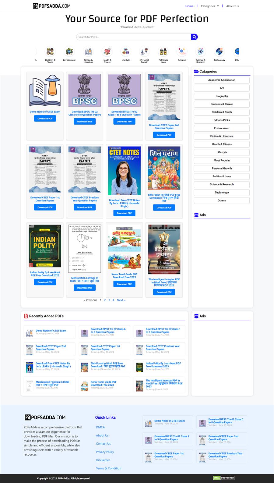 PDF download website
